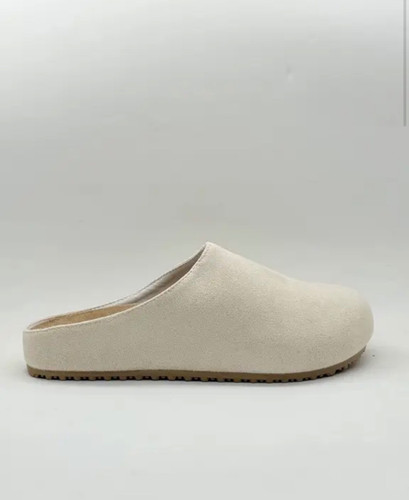 کلاگ ساده کرمی Simple beige clogs کد 8657